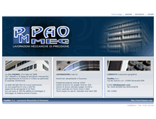 Tablet Screenshot of paomec.com